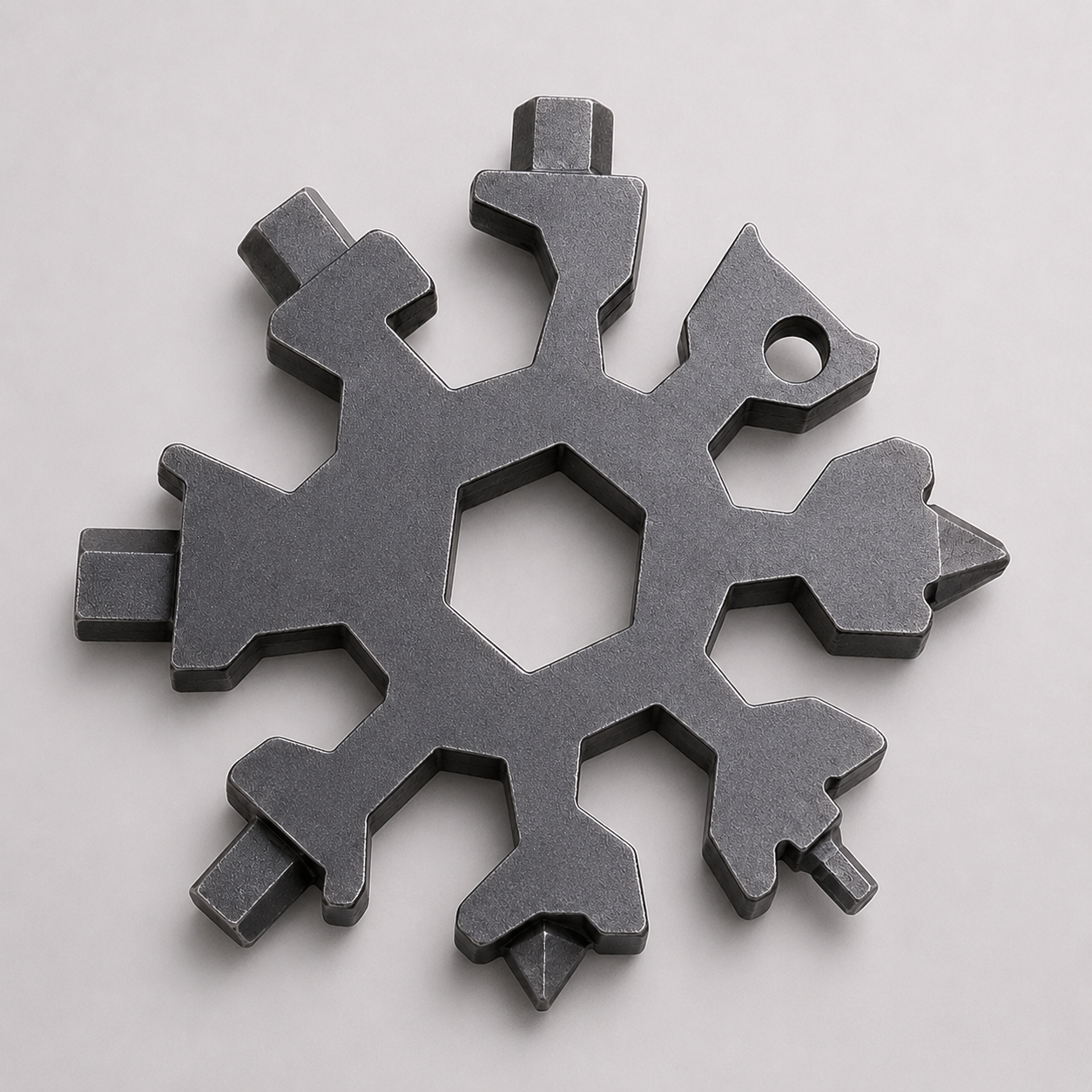 Detailansicht des 18-in-1 Schneeflocken-Multitools