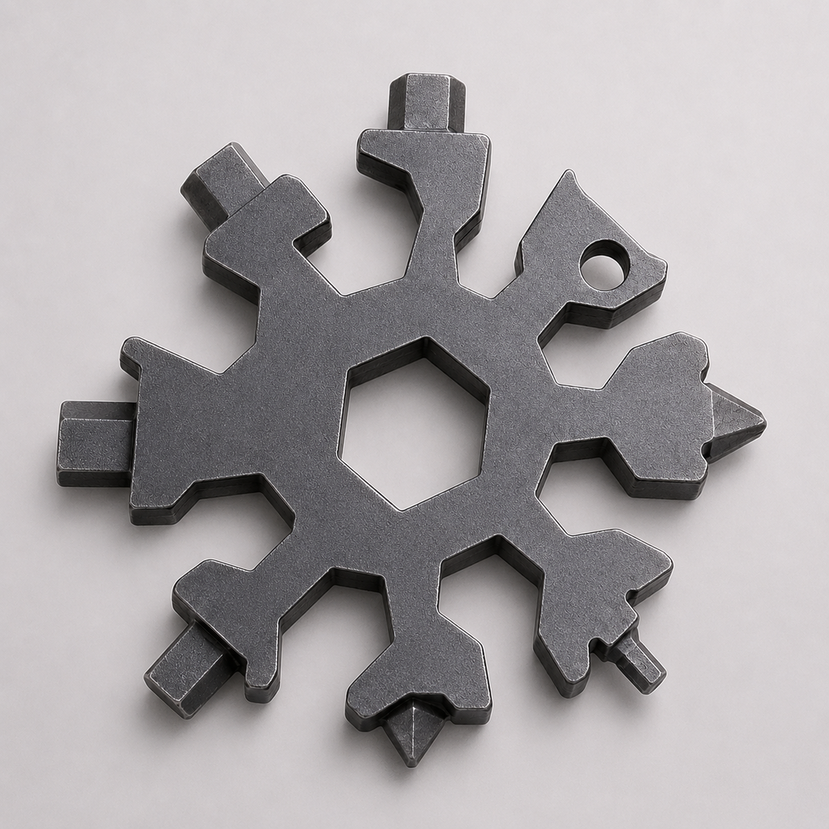 Detailansicht des 18-in-1 Schneeflocken-Multitools