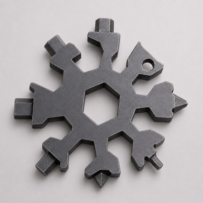 Detailansicht des 18-in-1 Schneeflocken-Multitools