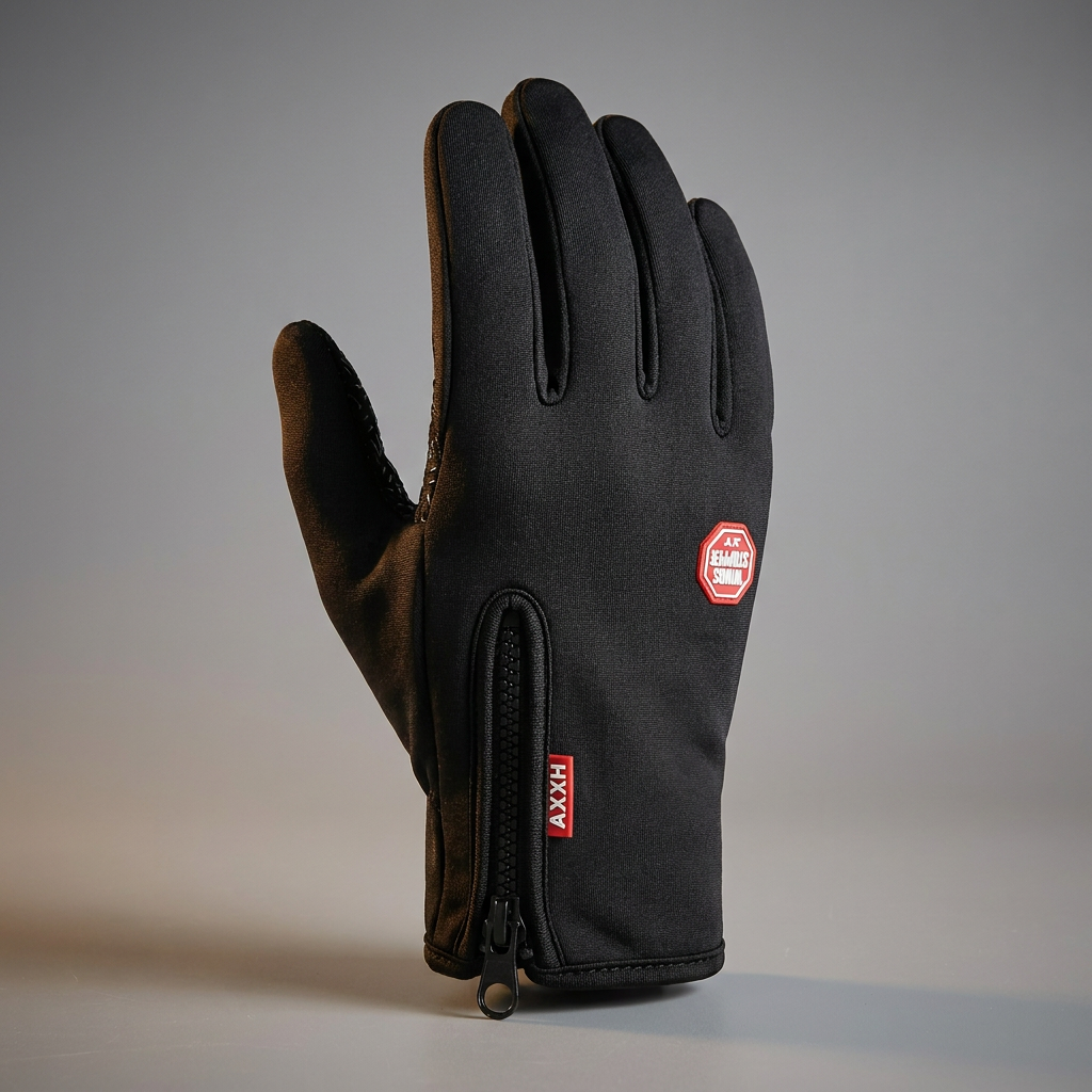 Beheizte Touchscreen-Winterhandschuhe - Vorderansicht