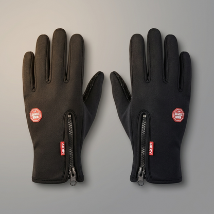 Beheizte Touchscreen-Winterhandschuhe - Draufsicht