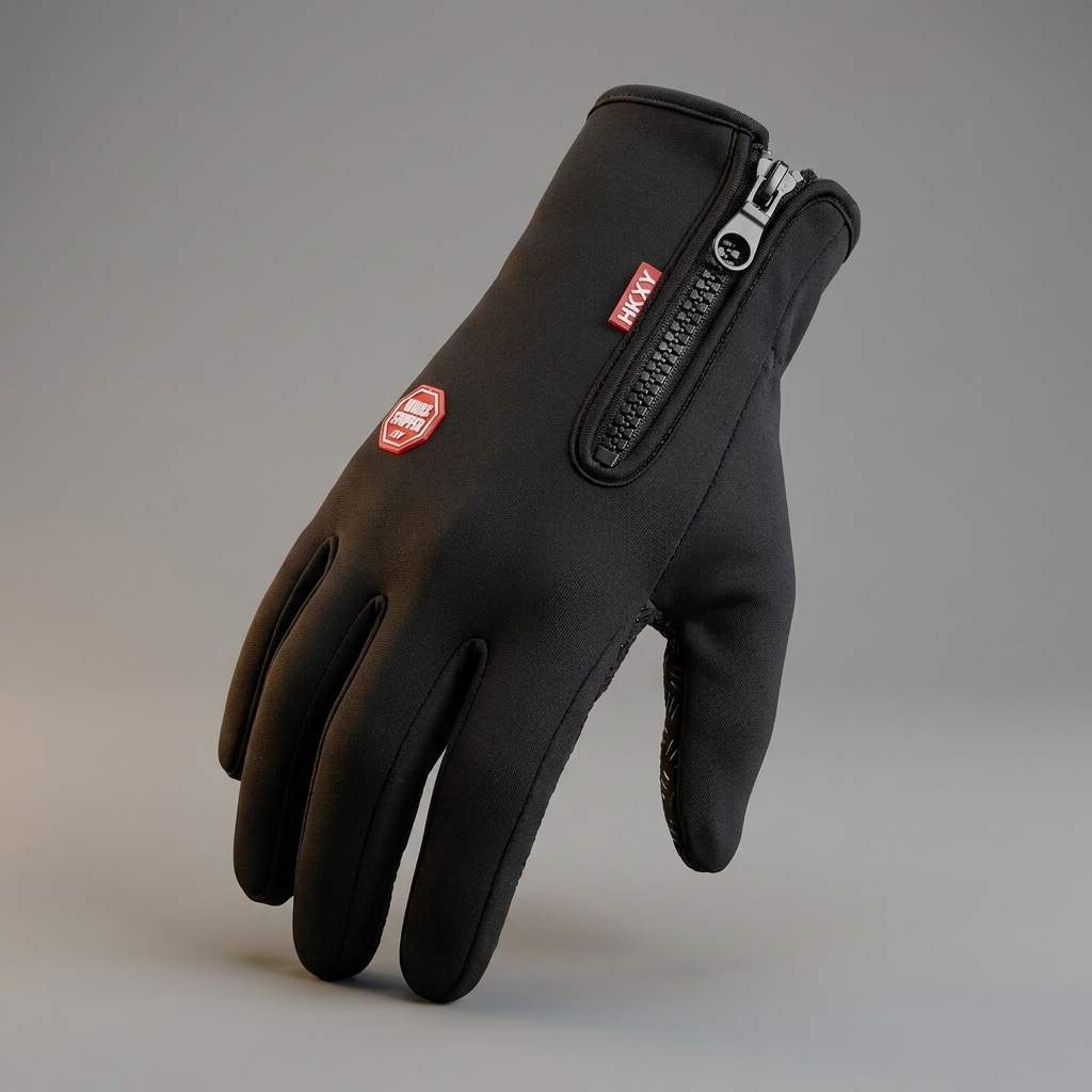 Beheizte Touchscreen-Winterhandschuhe - Seitenansicht