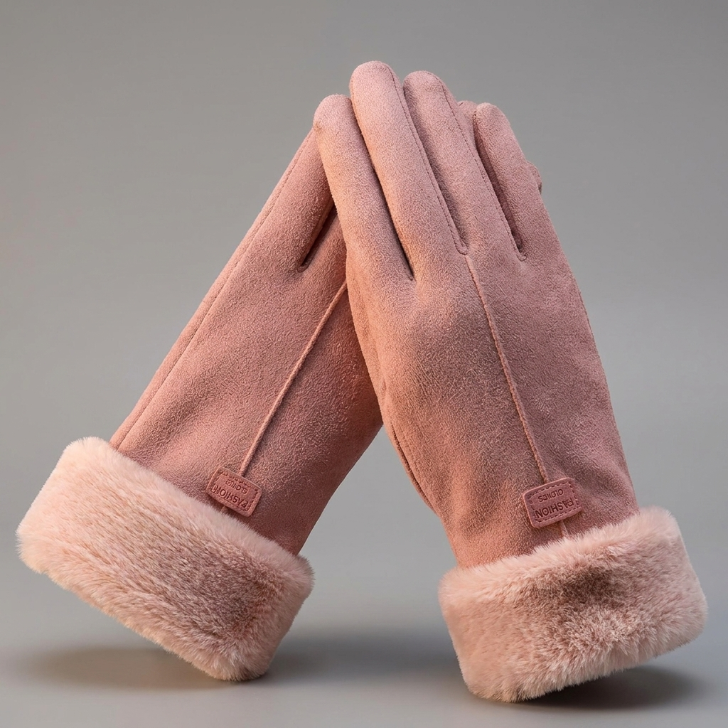 Wasserdichte Touchscreen-Winterhandschuhe - Vorderansicht
