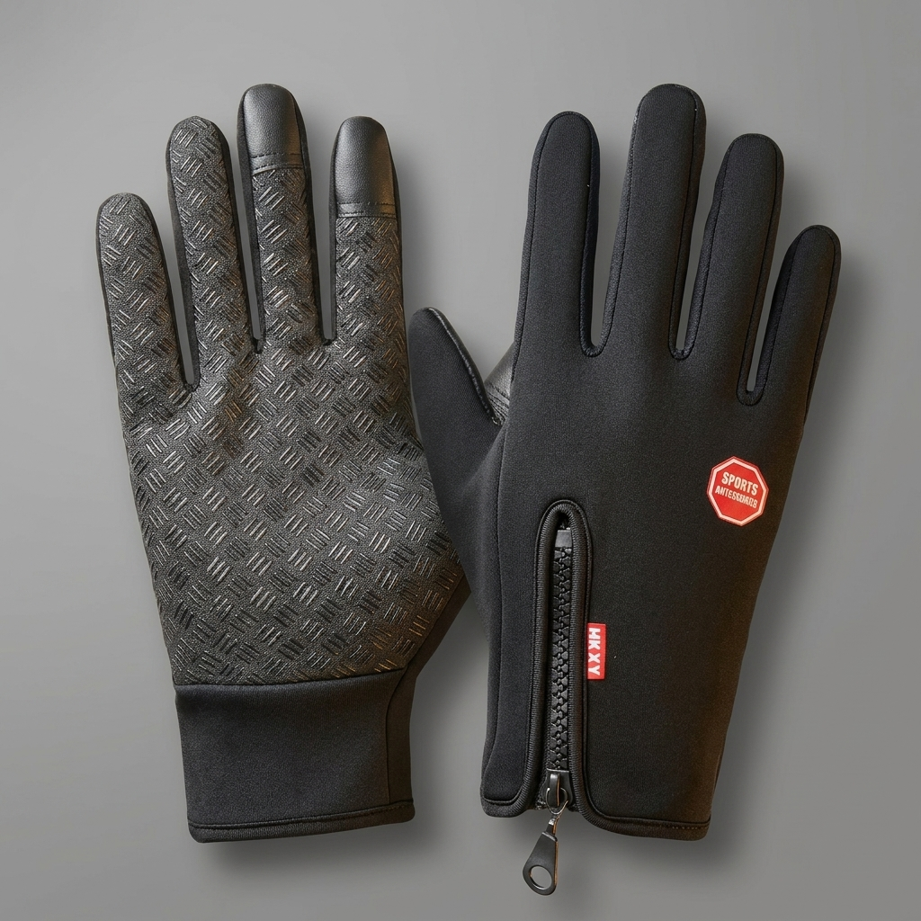 Grip-Tech Wasserdichte Winterhandschuhe - Draufsicht
