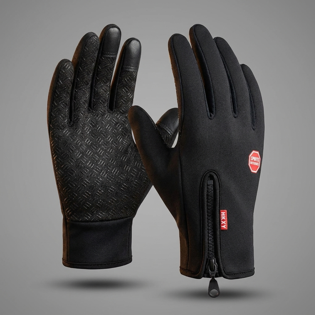 Grip-Tech Wasserdichte Winterhandschuhe - Seitenansicht