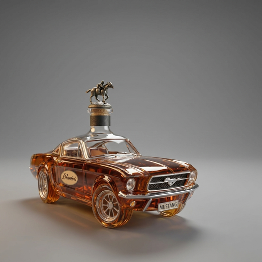 Mustang Auto-förmiger Whiskey-Dekanter - Vorderansicht