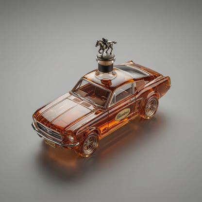 Mustang Auto-förmiger Whiskey-Dekanter - Draufsicht